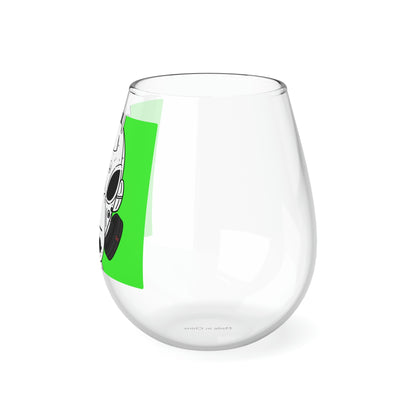 Alien LOL Visitor Stemless Wine Glass, 11.75oz