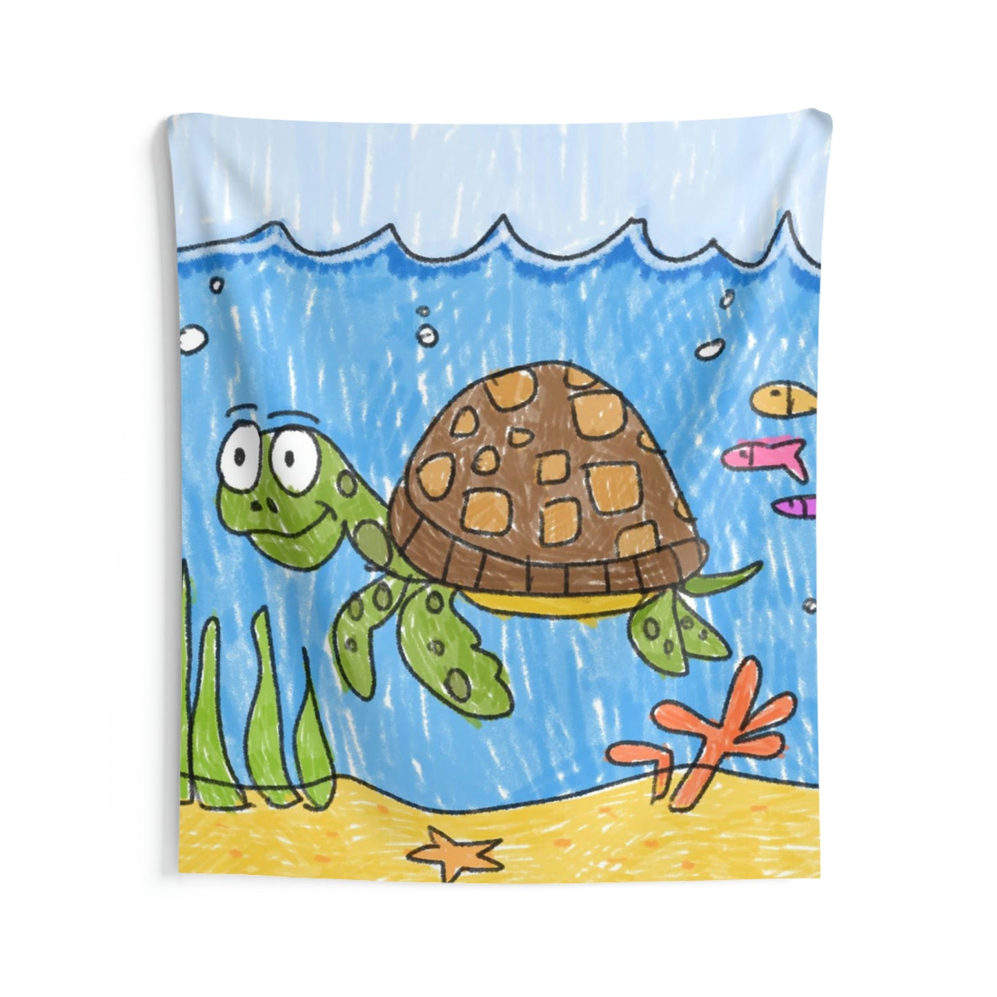 Sea Turtle Beach Sand Ocean Indoor Wall Tapestries