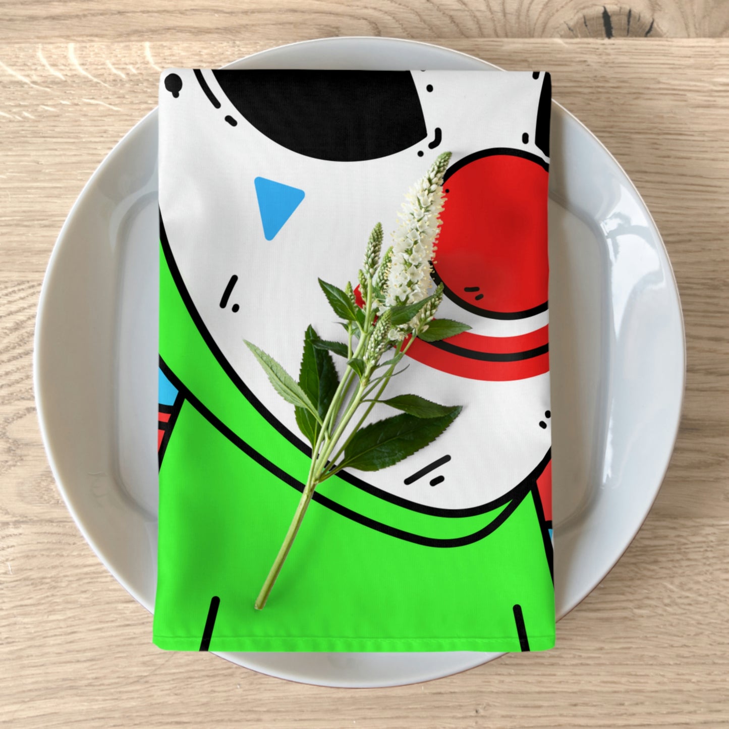 Clown Visitor Green Alien w/ Devil Wings Napkins