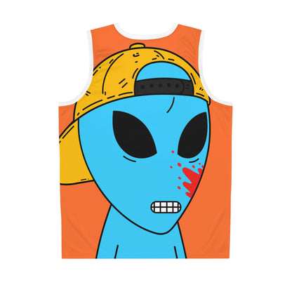 Blue Blood Visitor Alien Basketball Jersey