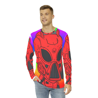 Peace Pride Visitor Alien Men's Long Sleeve AOP Shirt