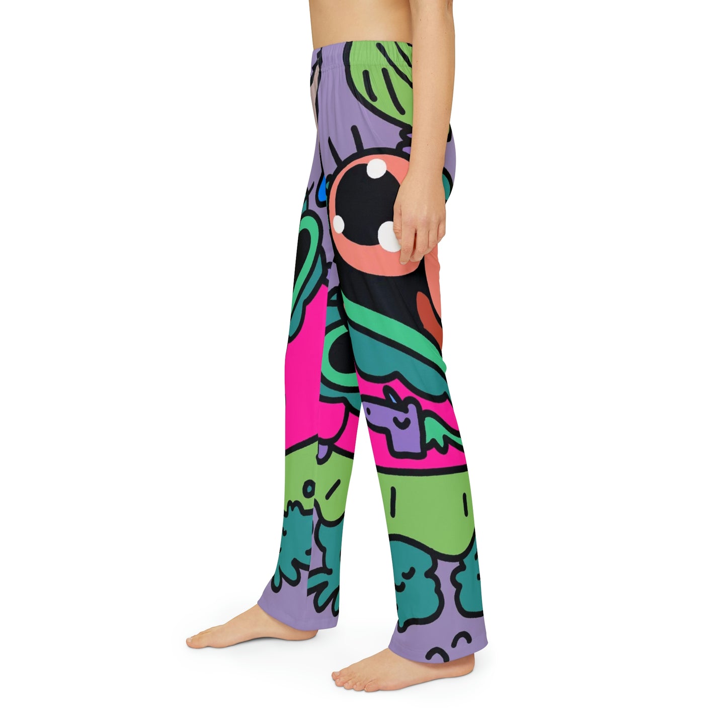 Frog Fly Fantasy Kids Pajama Pants