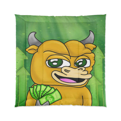 Bull Run Money Bear Market Graphic Comforter