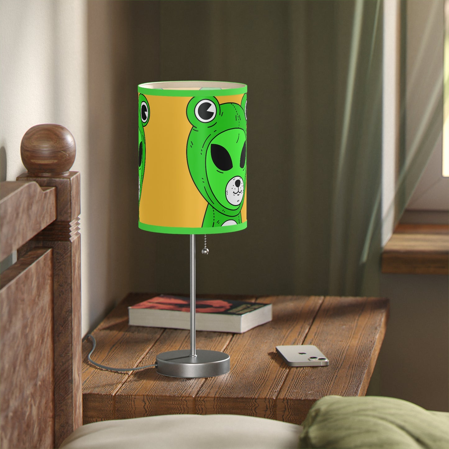 Frog Pepe Alien Visitor Lamp on a Stand, US|CA plug