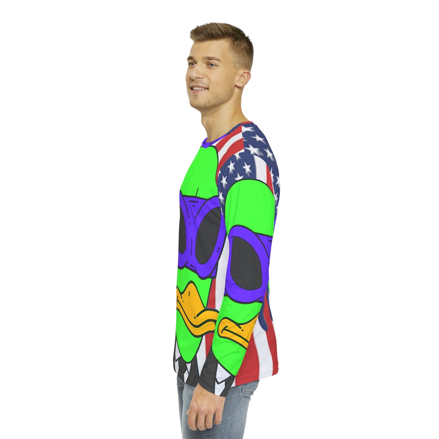 USA The Visitor 751 Men's Long Sleeve AOP Shirt