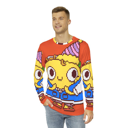 Party Taco Celebration Men's Long Sleeve AOP Shirt