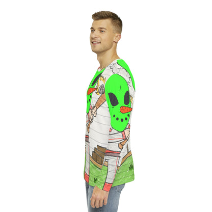 Baseball Veggie Visi Vegetal Visitante Alien Sport Camisa AOP de manga larga para hombre 