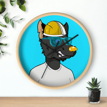 Gold Standard Wolf Werewolve Wall clock