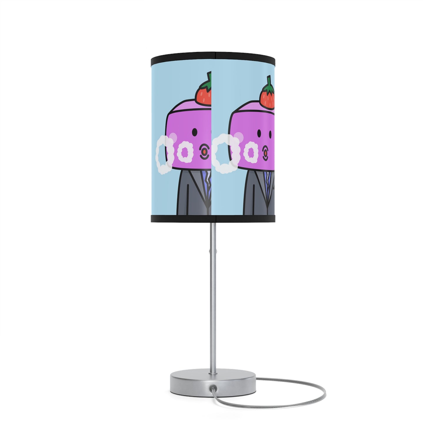 Strawberry Fruit Head Block Lamp on a Stand, US|CA plug