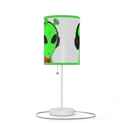 Alien Music Headphone Podcast Character Visitor Lamp on a Stand, US|CA plug