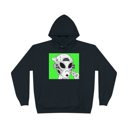 Reciclador Reciclador Alien Visitante Unisex EcoSmart® Sudadera con capucha 