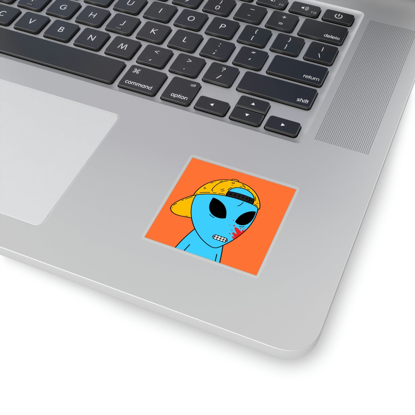 Alien Blue Blood Visitor Kiss-Cut Stickers