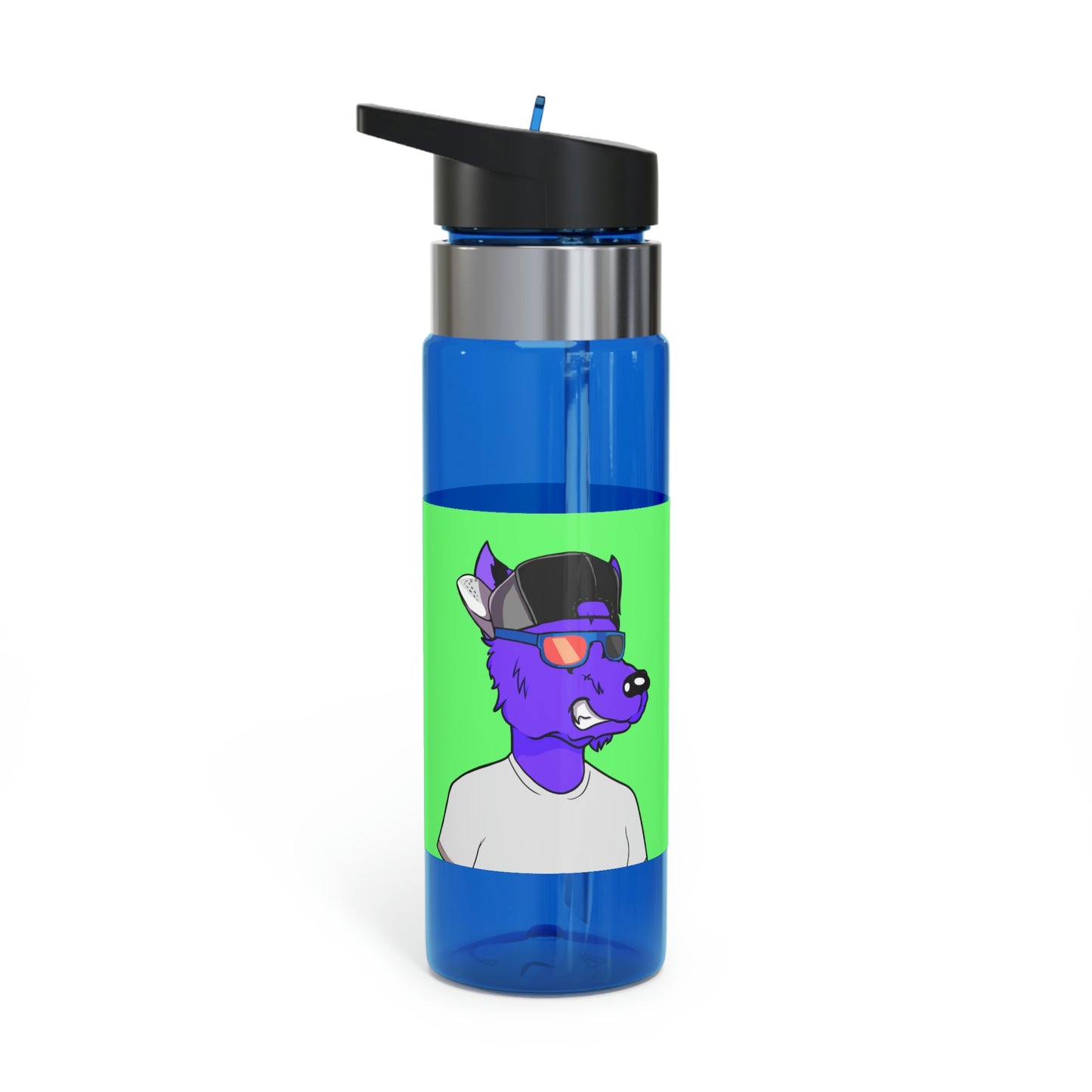 Cyborg Wolf Purple Fur Werewolve Kensington Tritan™ Sport Bottle, 20oz