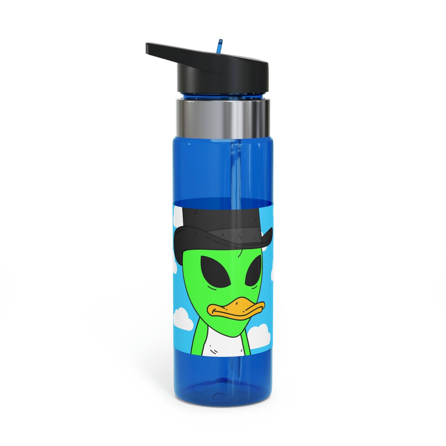 Visitor Green Alien Duck Black Top Hat Kensington Tritan™ Sport Bottle, 20oz