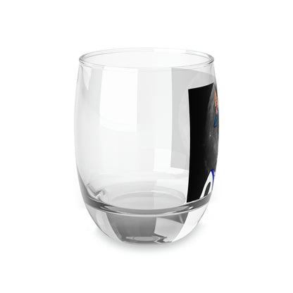 Full Moon Cyborg Werewolve Wolf Whiskey Glass