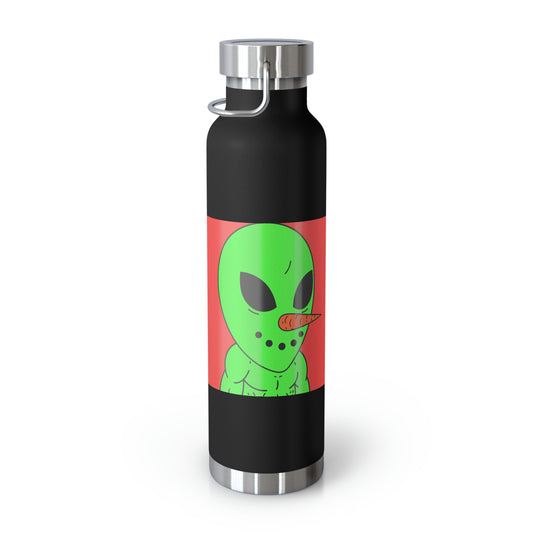 Veggie Visi Alien Vegetable Visitor Copper Vacuum Insulated Bottle, 22oz