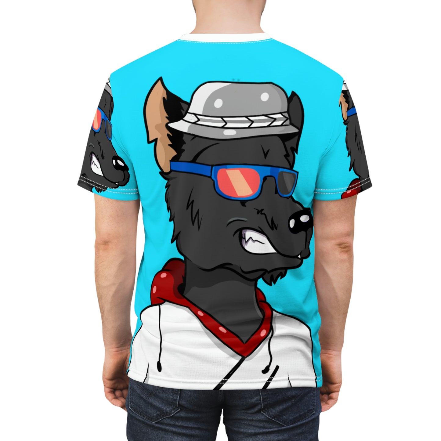 Werewolve Wolf Wolve Unisex AOP Cut & Sew Tee