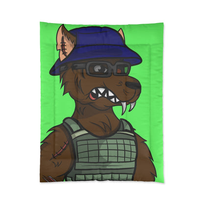 Military Army Cyborg Werewolf USA American Comforter