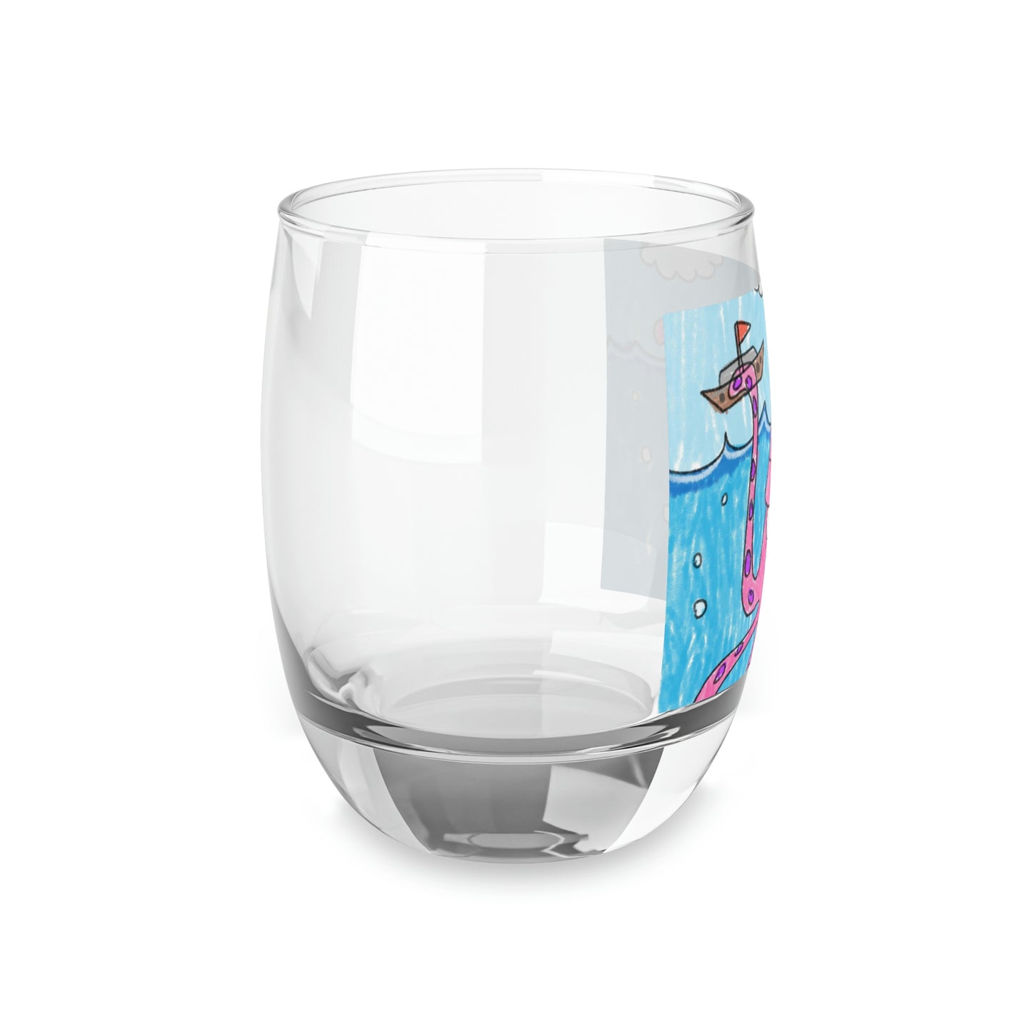 The Kraken Octopus Clean Graphic Whiskey Glass