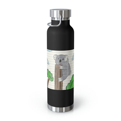 Koala Bear Animal Tree Climber Copper Vacuum Insulated Bottle, 22oz