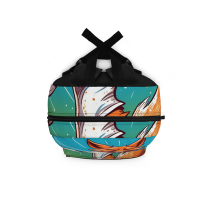 Fox Soccer Athletic Sport Anime Graphic Backpack