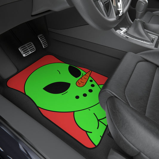 Veggie Visi Alien Vegetable Visitor Car Mats (2x Front)