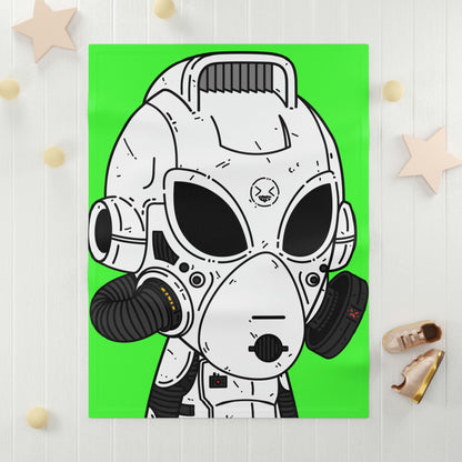 Alien LOL Visitor Soft Fleece Baby Blanket