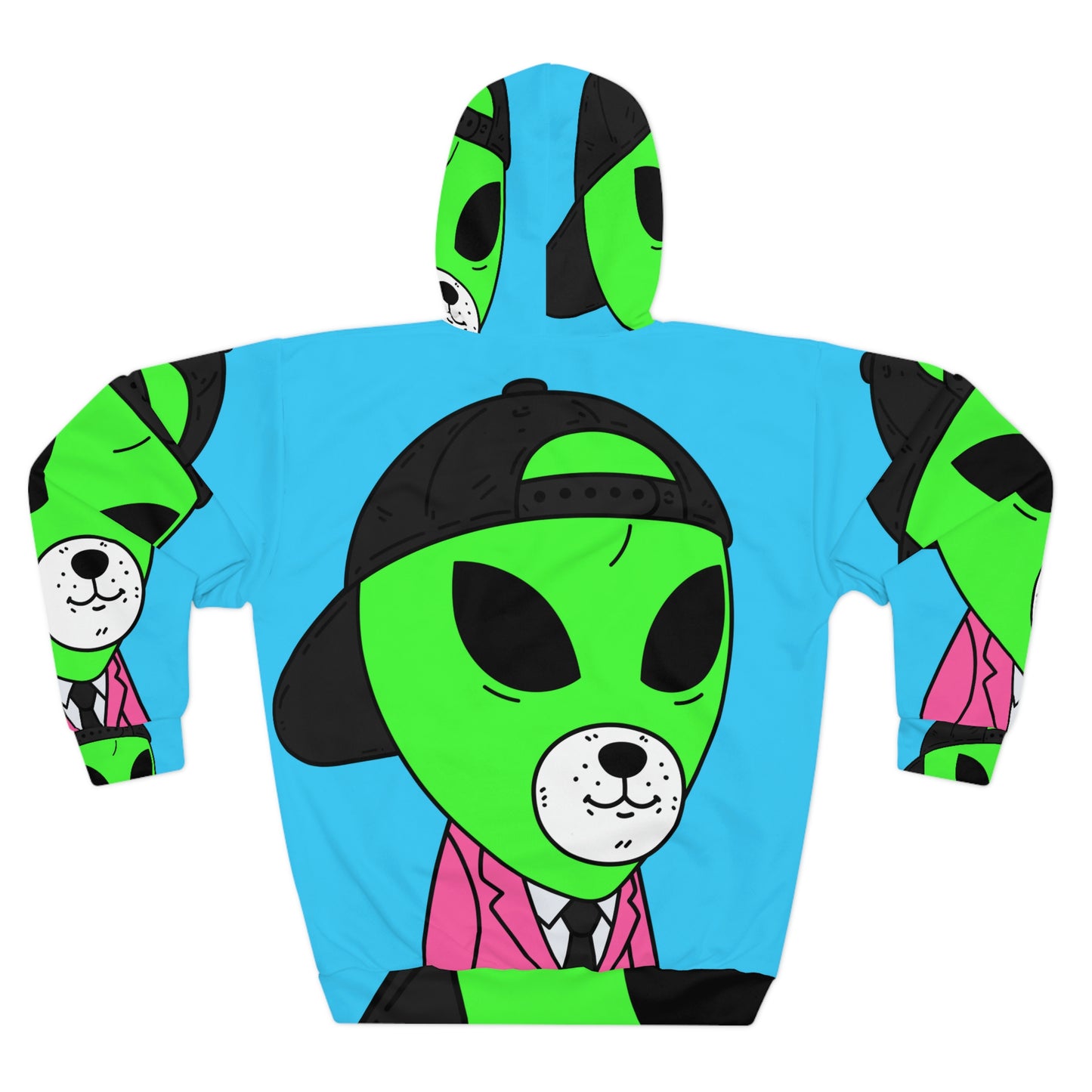 Sudadera con capucha unisex Alien Professional Animal Cartoon AOP 