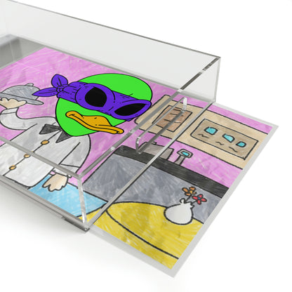 Alien Visitor 751 Acrylic Serving Tray