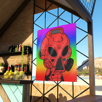 Pride Rainbow Robot Cyborg Alien Matte Banner