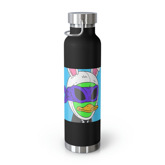 Easter Bunny Alien Visitor 751 Rabbit Copper Vacuum Insulated Bottle, 22oz