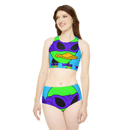 Visitor 751 Alien Sporty Bikini Set