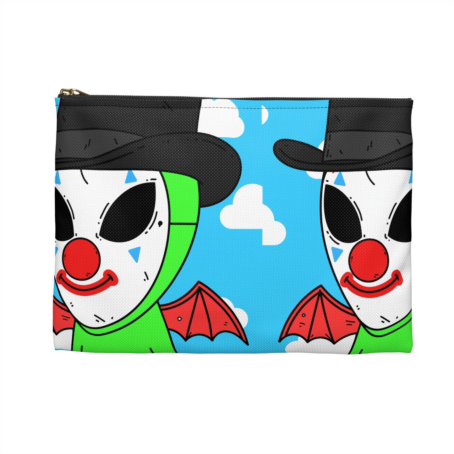 Clown Visitor Green Alien w/ Devil Wings Accessory Pouch