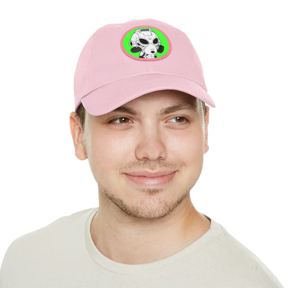 Alien LOL Visitor Dad Hat with Leather Patch (Round)