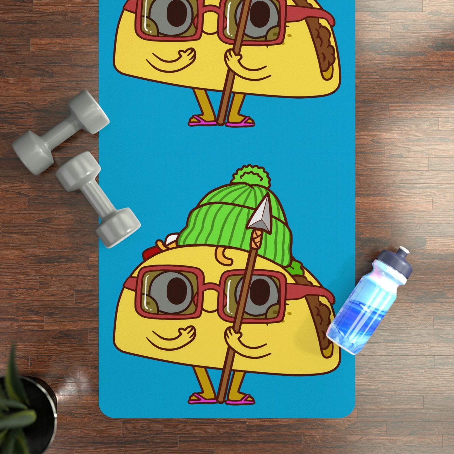 Tribal Taco Rubber Yoga Mat