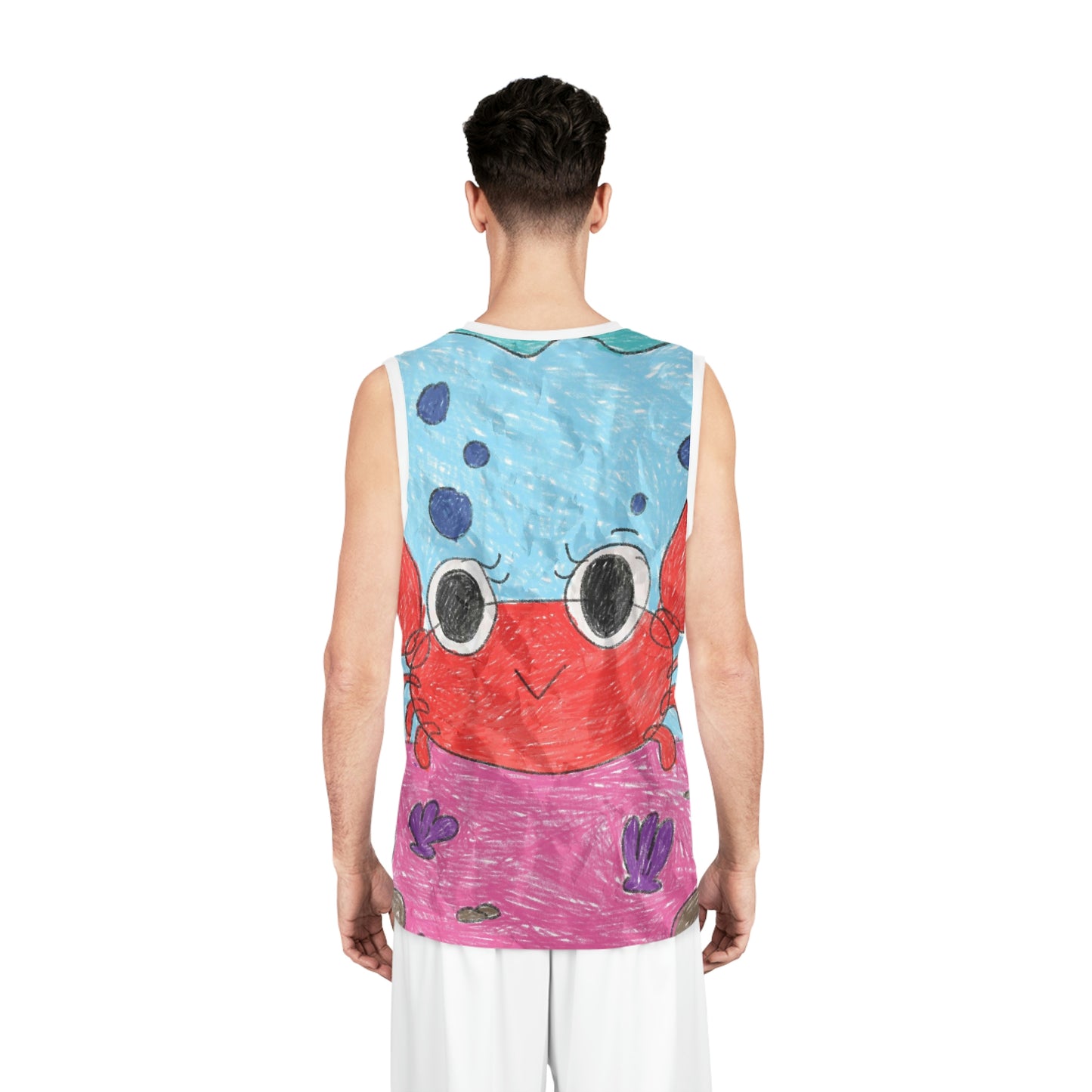 Lobster Crab Graphic Sea Lovers Basketball Jersey (AOP)