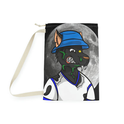 Full Moon Wolf Laundry Bag