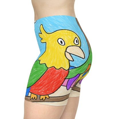 Animal Lover Parrot Perfect Gift for Parrot Owners Women's Biker Shorts