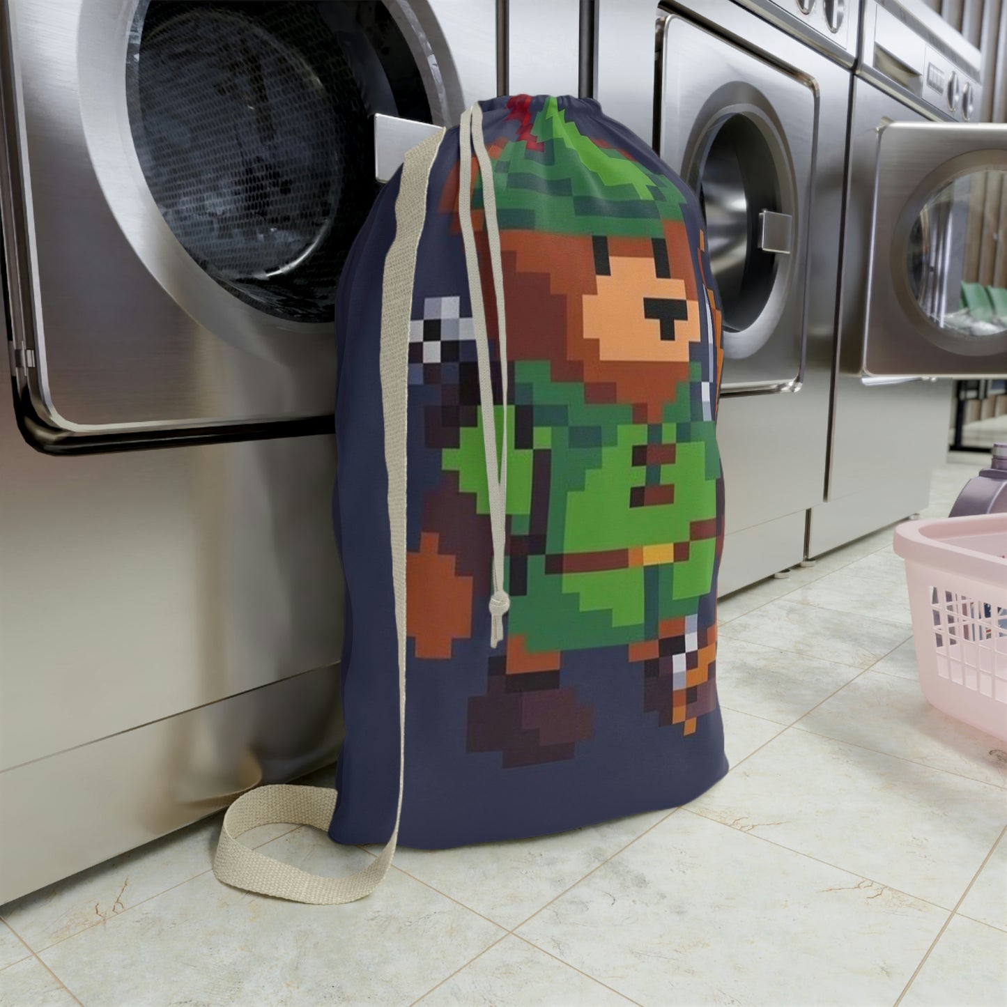 Robin Hood Hat Archer Bear Laundry Bag