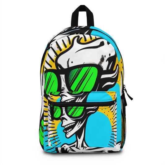 Space Character Alien Sun Pop Culture Backpack