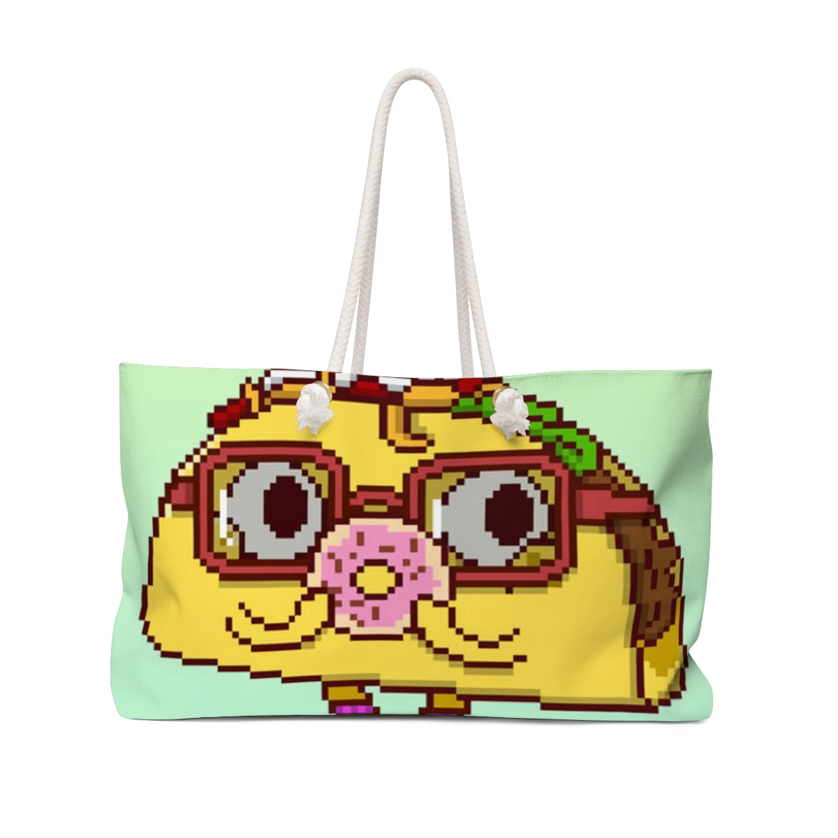 Donut Digital Taco Art Weekender Bag