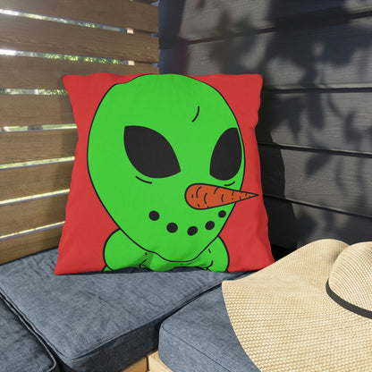 Veggie Visi Alien Vegetable Visitor Outdoor Pillows