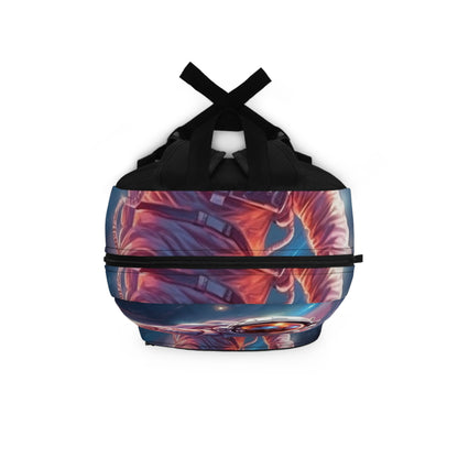 Astronauta en el espacio exterior - Galaxy Starfield Art Mochila