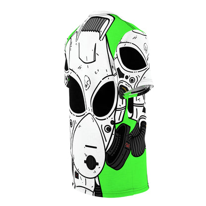 The Lol Visitor Alien Galactic Futuristic Robot Unisex AOP Cut & Sew Tee