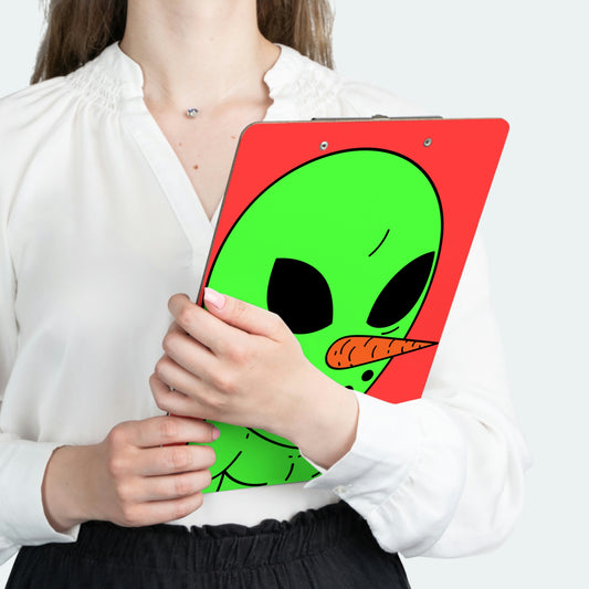 Veggie Visi The Vegetable Visitor Alien Clipboard