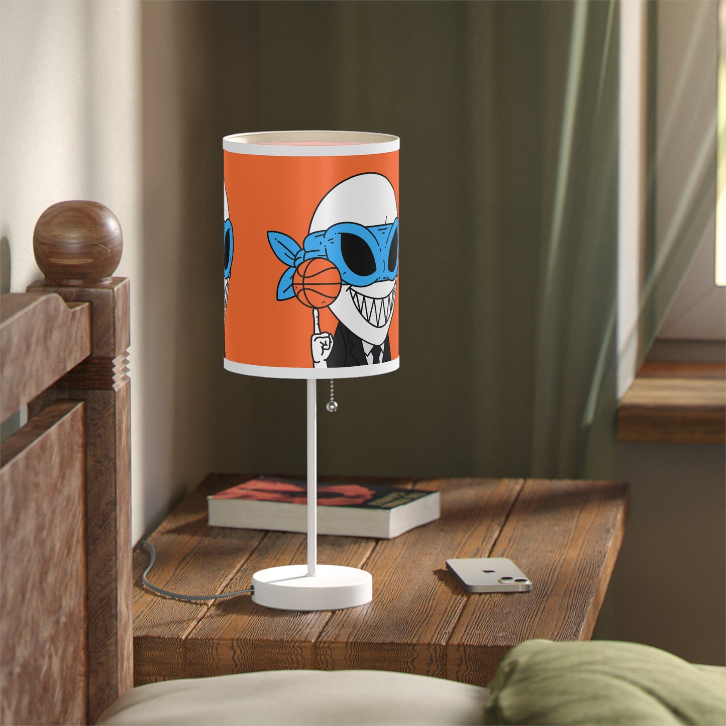 Basketball Sport Baller Alien Visitor Lamp on a Stand, US|CA plug