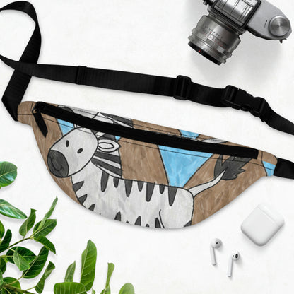 Zebra Graphic Hipster Zebra Animal Fanny Pack