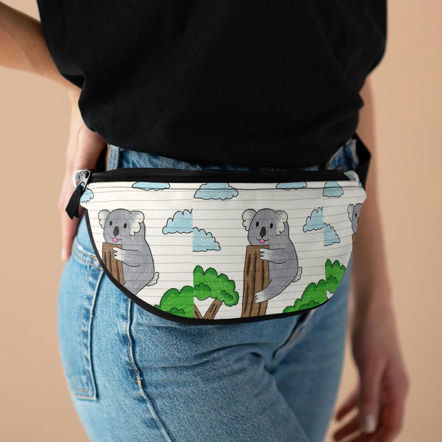 Koala Bear Animal Tree Climber Fanny Pack