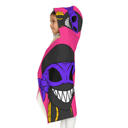 Dark Ninja Warrior Alien Visitor Youth Hooded Towel