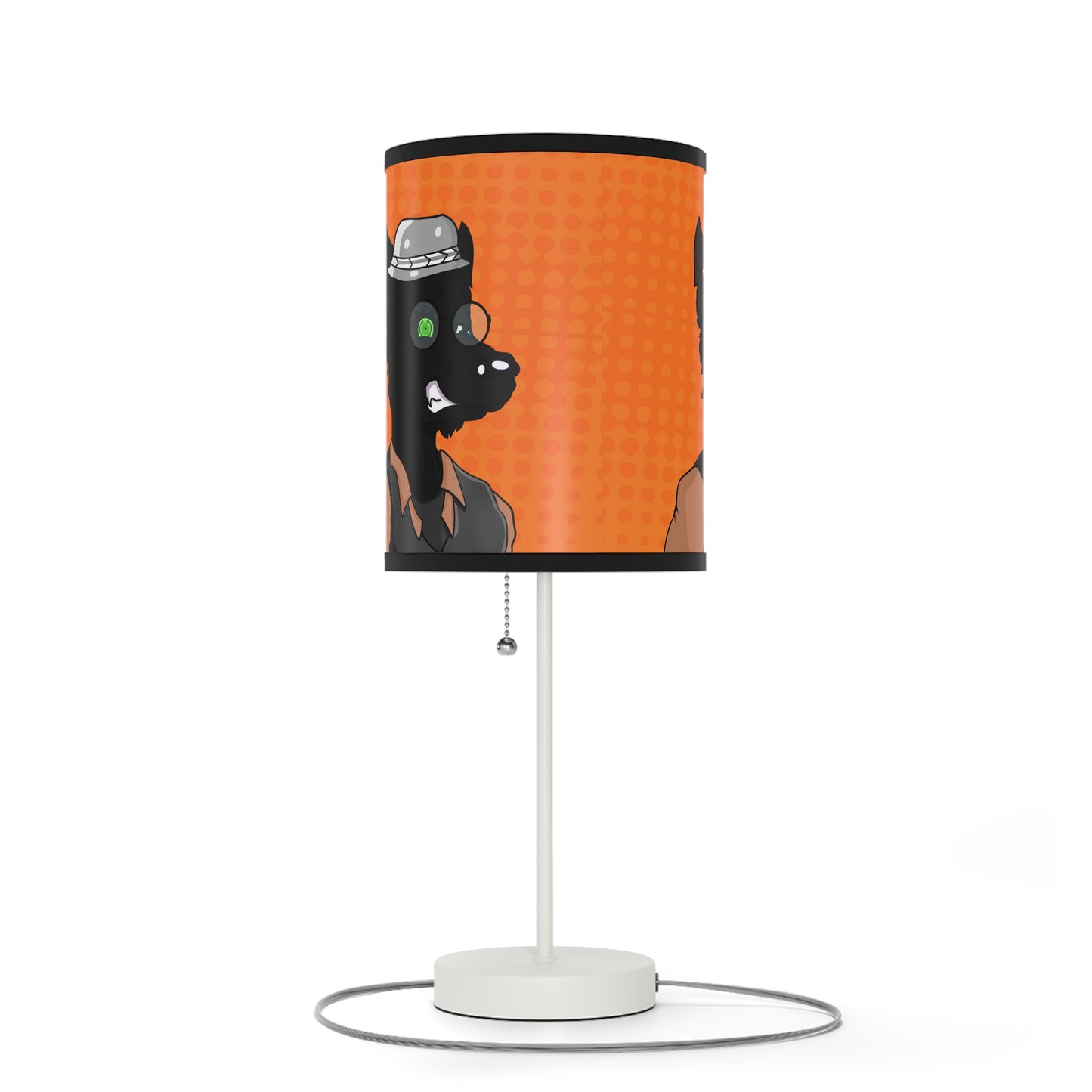 First Edition Cyborg Werewolve Wolf Lamp on a Stand, US|CA plug